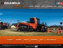 Tablet Screenshot of ditchwitchfrance.com